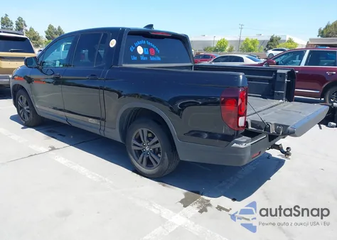 2020 Honda Ridgeline 2Wd Sport z USA, uszkodzony, nr VIN 5FPYK2F19LB000049